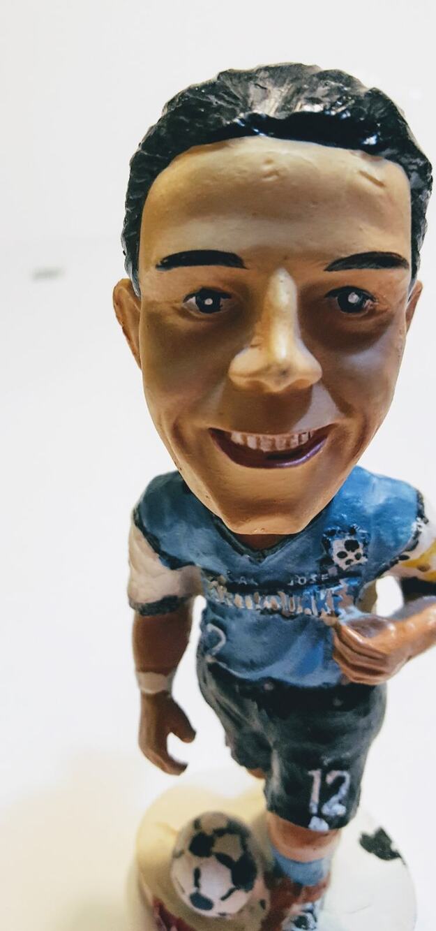 Jeff Agoos 12 Earthquakes Soccer Bobblehead Bobble head Mcafee.